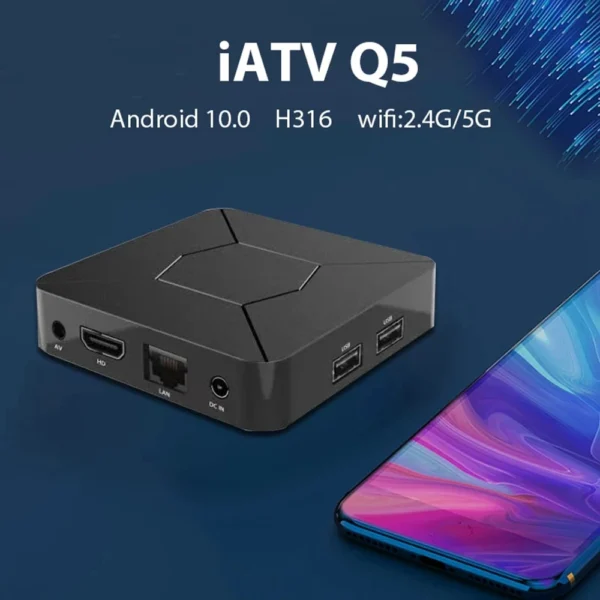 Q5 Android Smart TV Box Android 11 Amlogic S905L3 2GB 8GB HDR10 2.4G 4K ATV Display - Image 5