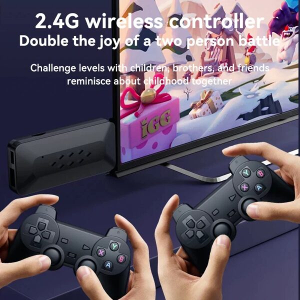M33 Wireless Game Stick Gaming Console 40000 Game🕹️45 Console🔥Retro Games - Image 4