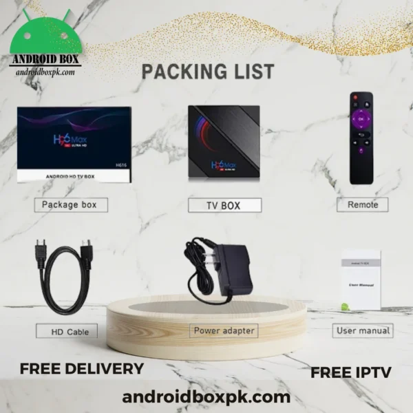 H96 Max H616 Android 6k TV Box - 4GB 64GB - Android 10 - 5G WIFI & Bluethooth - Image 5