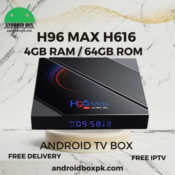 H96 Max H616 Android 6k TV Box - 4GB 64GB - Android 10 - 5G WIFI & Bluethooth - Image 4