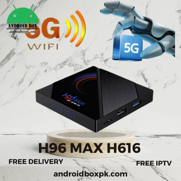 H96 Max H616 Android 6k TV Box - 4GB 64GB - Android 10 - 5G WIFI & Bluethooth - Image 6