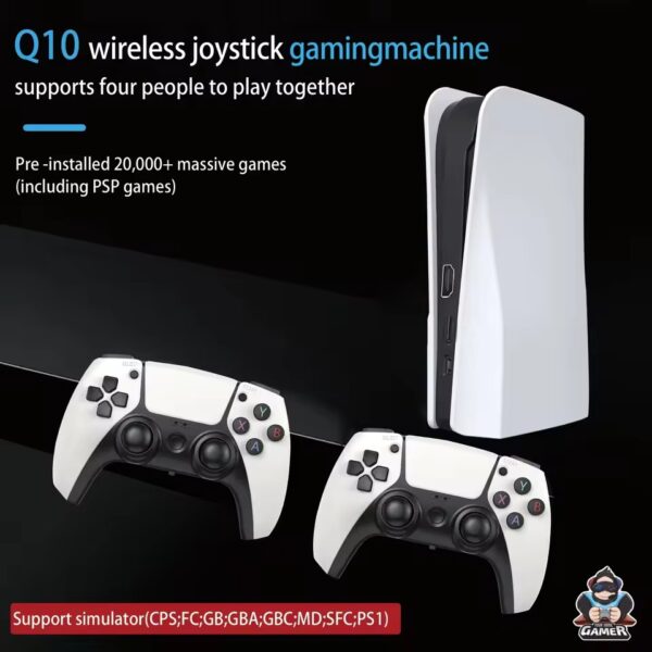 Q10 Game Stick 128G 4K Retro Video Game Console with Wireless Controller Pre-installed 20,000+ Games - Image 6