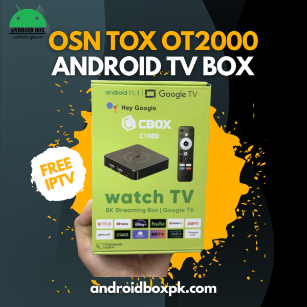 OSN TOX OT2000 Android 15.1 TV Box – 8GB RAM 128GB ROM Google Voice Assistant - 8K Streaming Smart Box - Image 5