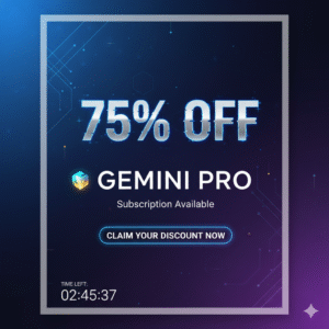 Google Gemini Pro Subscription – Get Google AI Pro Tools benefits