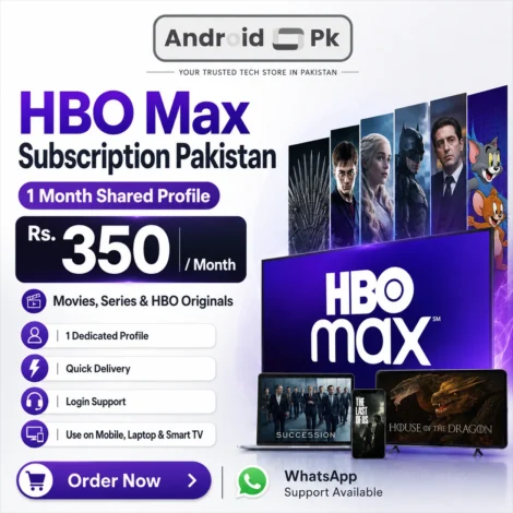 HBO Max Subscription Pakistan – 1 Month Shared Profile | Rs. 350