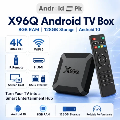 X96Q Android TV Box 8GB RAM 128GB ROM – Android 10 with HiSilicon